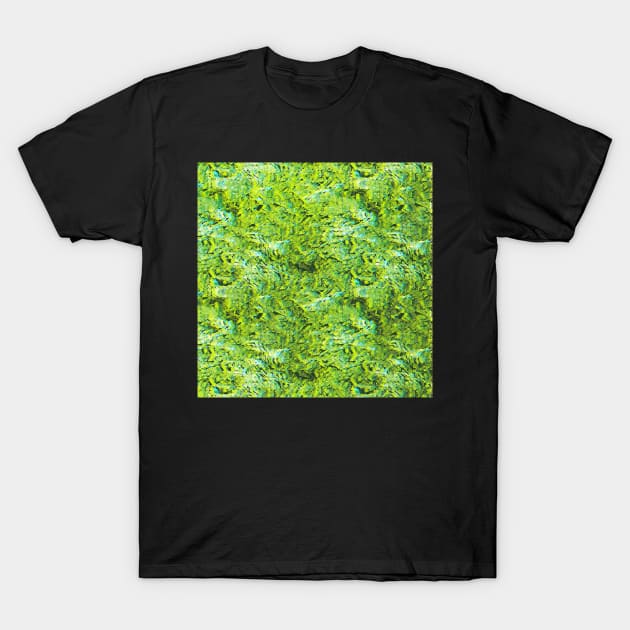 glitch design green T-Shirt by ariaayuzawa